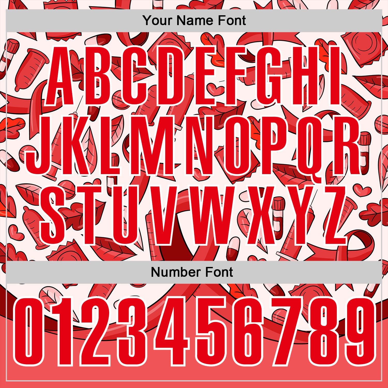 Custom Fire Red White 3D Pattern Design Red Ribbon Blood Cancer Cancer Awareness Performance Polo Shirt