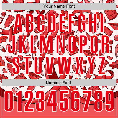 Custom Fire Red White 3D Pattern Design Red Ribbon Blood Cancer Cancer Awareness Performance Polo Shirt