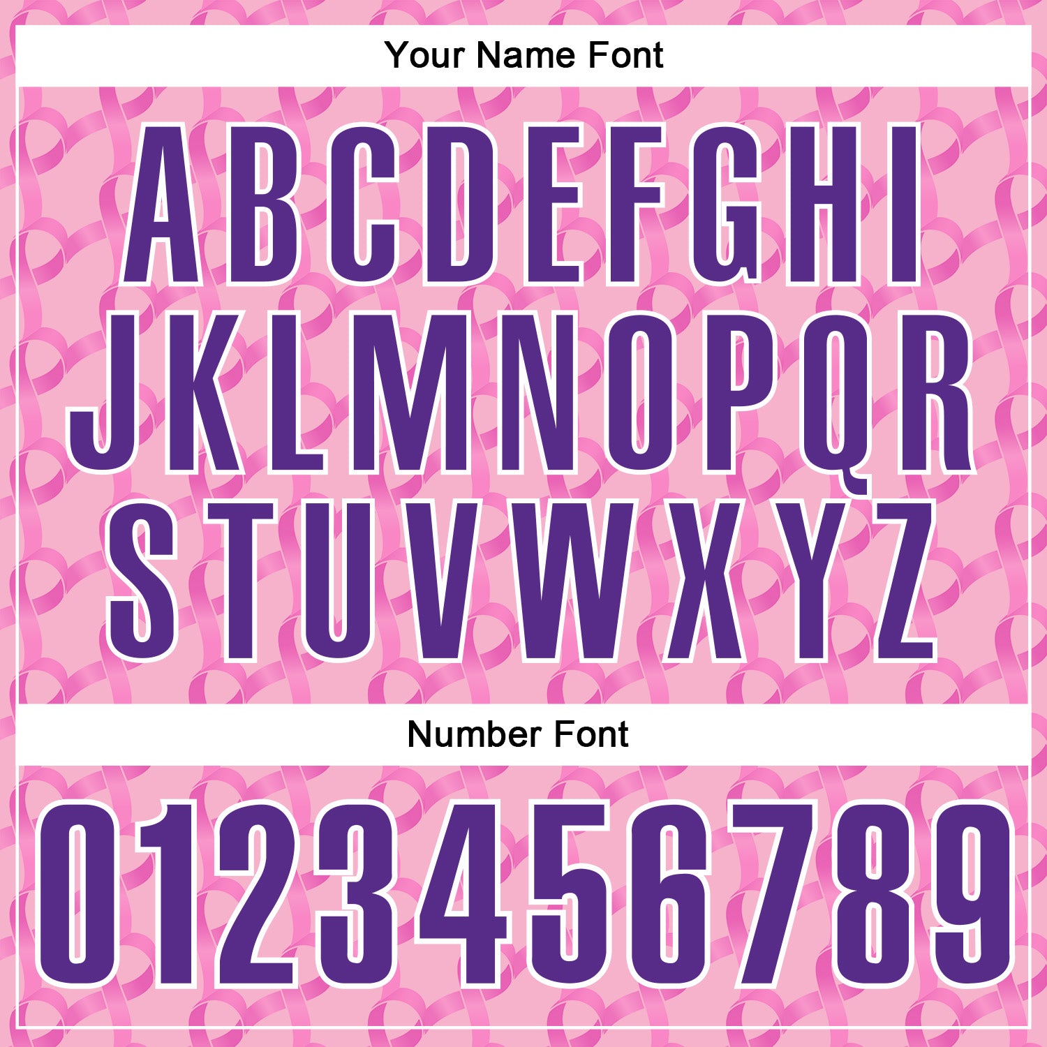 Custom Light Pink Purple-White 3D Pink Ribbon Breast Cancer Awareness Performance Polo Shirt