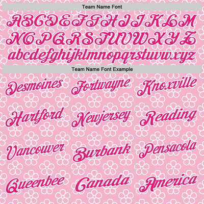 Custom Light Pink Hot Pink-White 3D Pink Ribbon Breast Cancer Awareness Floral Performance Polo Shirt