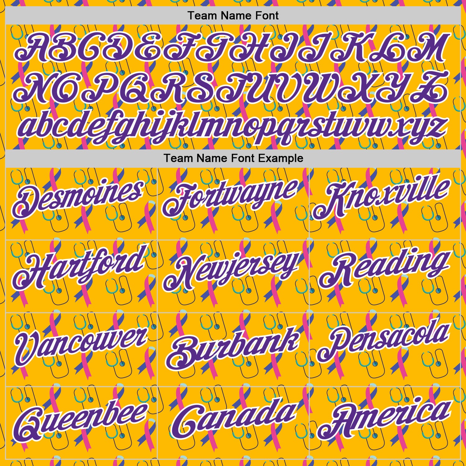 Custom Gold Purple-White 3D Pattern Design Purple Teal Pink Ribbon Thyroid Cancer Awareness World Cancer Day Performance Polo Shirt