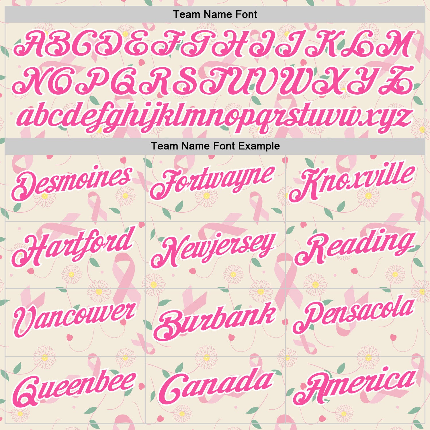 Custom Cream Pink-White 3D Pink Ribbon Breast Cancer Awareness Floral Performance Polo Shirt