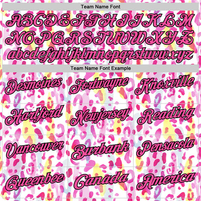 Custom White Pink-Black 3D Pink Ribbon Breast Cancer Awareness Leopard Pattern Football Performance Polo Shirt