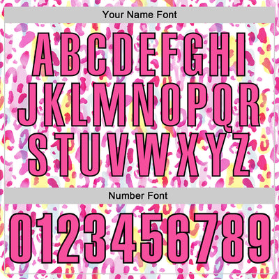 Custom White Pink-Black 3D Pink Ribbon Breast Cancer Awareness Leopard Pattern Football Performance Polo Shirt