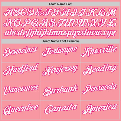 Custom Medium Pink White-Hot Pink 3D Pink Ribbon Breast Cancer Awareness Baseball Performance Polo Shirt