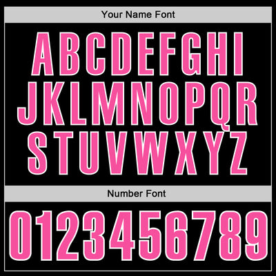 Custom Black Pink-White 3D Pink Ribbon Breast Cancer Awareness Performance Polo Shirt