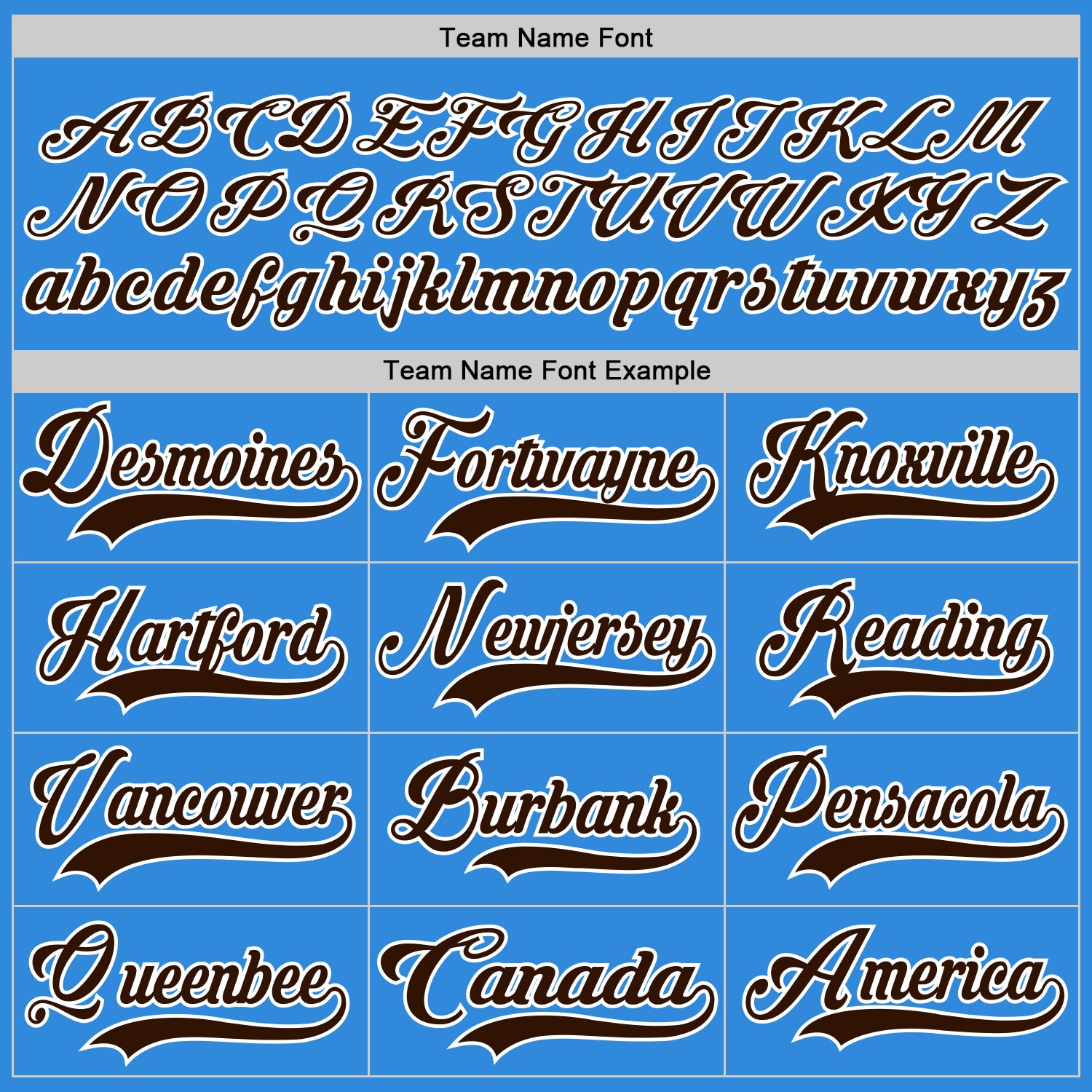 Custom Sky Blue Brown-White Hockey Lace Neck Jersey