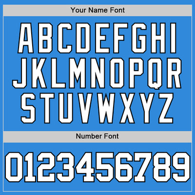 Custom Powder Blue White-Black Authentic Basketball Jersey