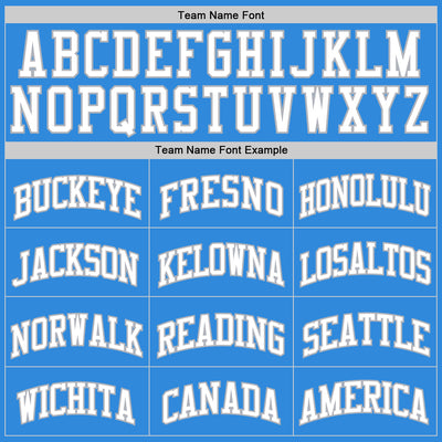 Custom Powder Blue White-Gray Authentic Basketball Jersey