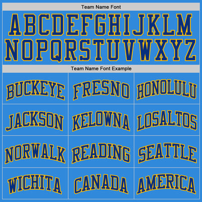 Custom Powder Blue Royal-Gold Authentic Basketball Jersey