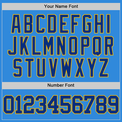 Custom Powder Blue Royal-Gold Authentic Basketball Jersey