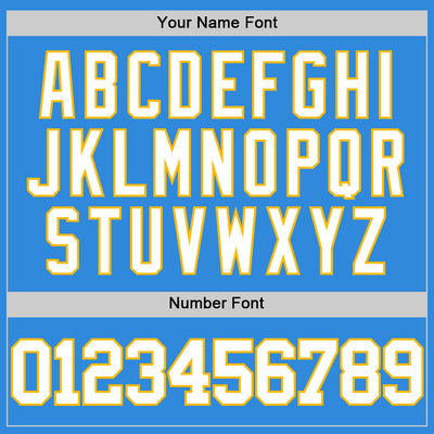 Custom Powder Blue White-Gold Authentic Basketball Jersey