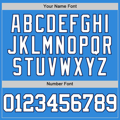 Custom Powder Blue White-Navy Authentic Basketball Jersey