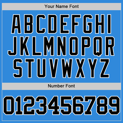 Custom Powder Blue Black-White Authentic Basketball Jersey