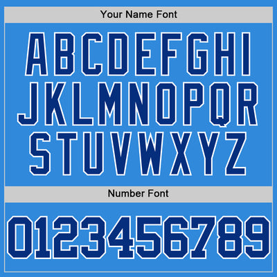 Custom Powder Blue Royal-White Authentic Basketball Jersey