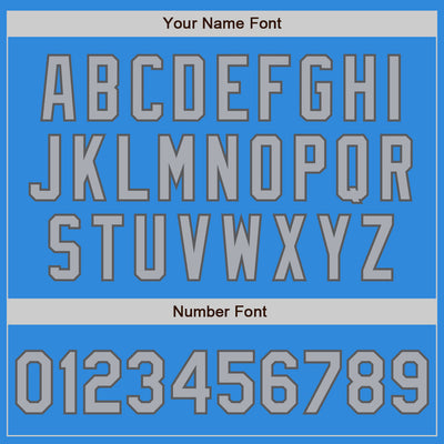 Custom Stitched Powder Blue Gray-Steel Gray Baseball Pullover Sweatshirt Hoodie