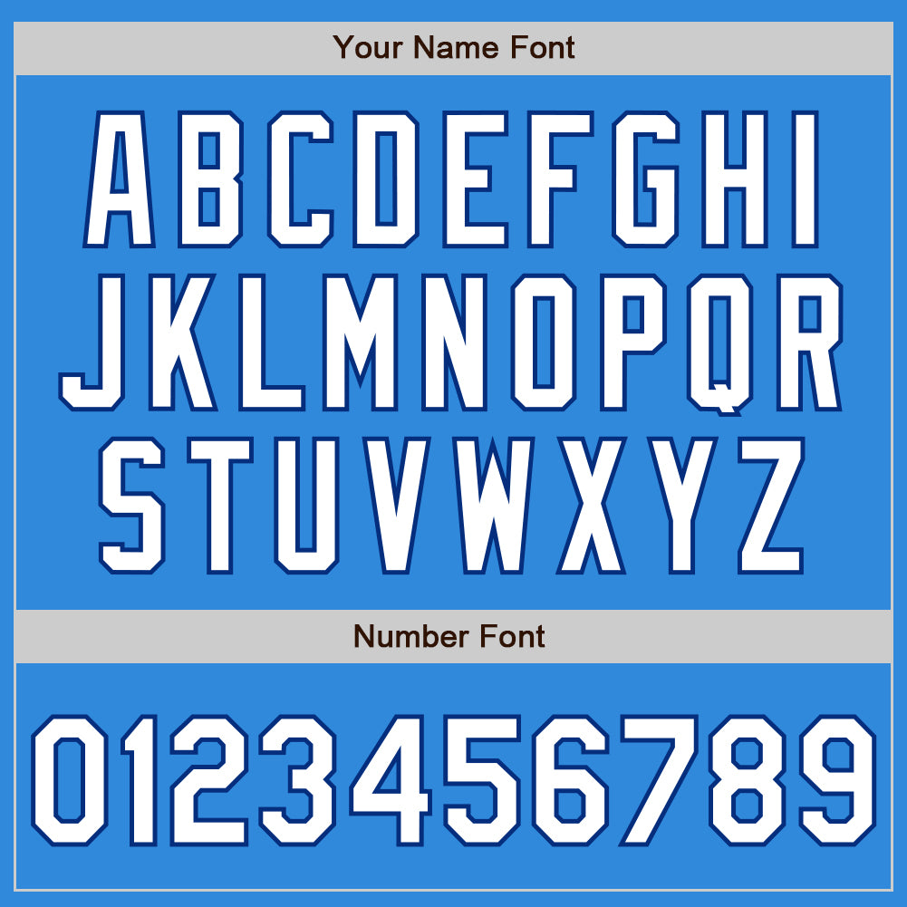 Custom Stitched Powder Blue White-Royal Baseball Pullover Sweatshirt Hoodie