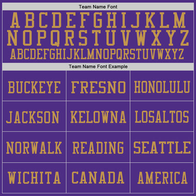 Custom Purple Old Gold-Black Mesh Authentic Throwback Football Jersey