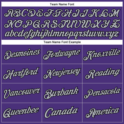 Custom Stitched Purple Black-Gray Sports Pullover Sweatshirt Hoodie