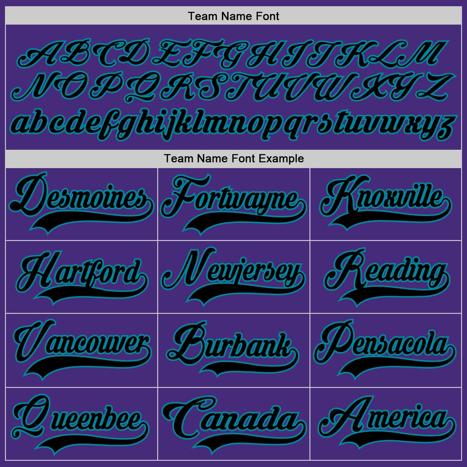 Custom Purple Black-Teal Hockey Lace Neck Jersey