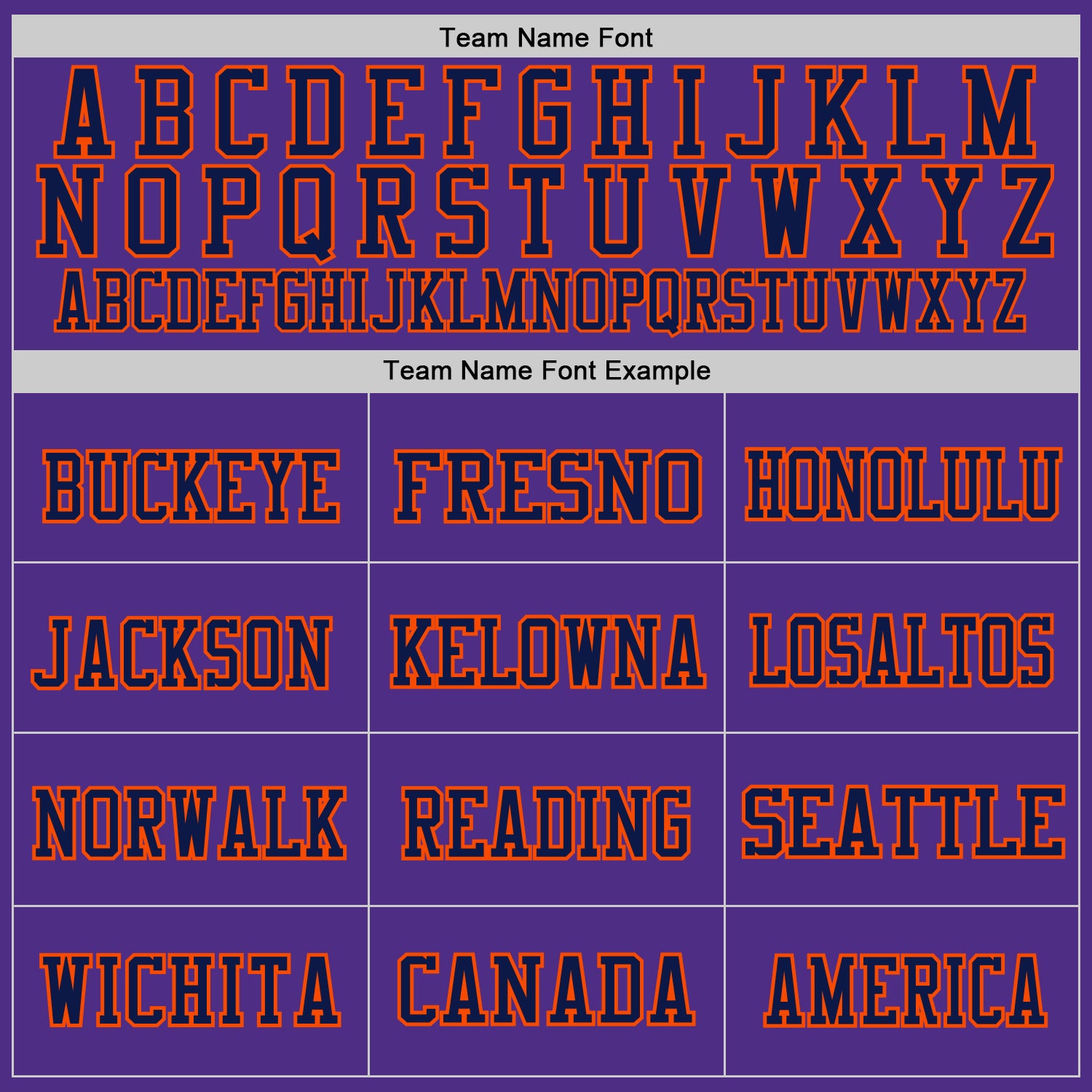 Custom Purple Navy-Orange Mesh Authentic Throwback Football Jersey