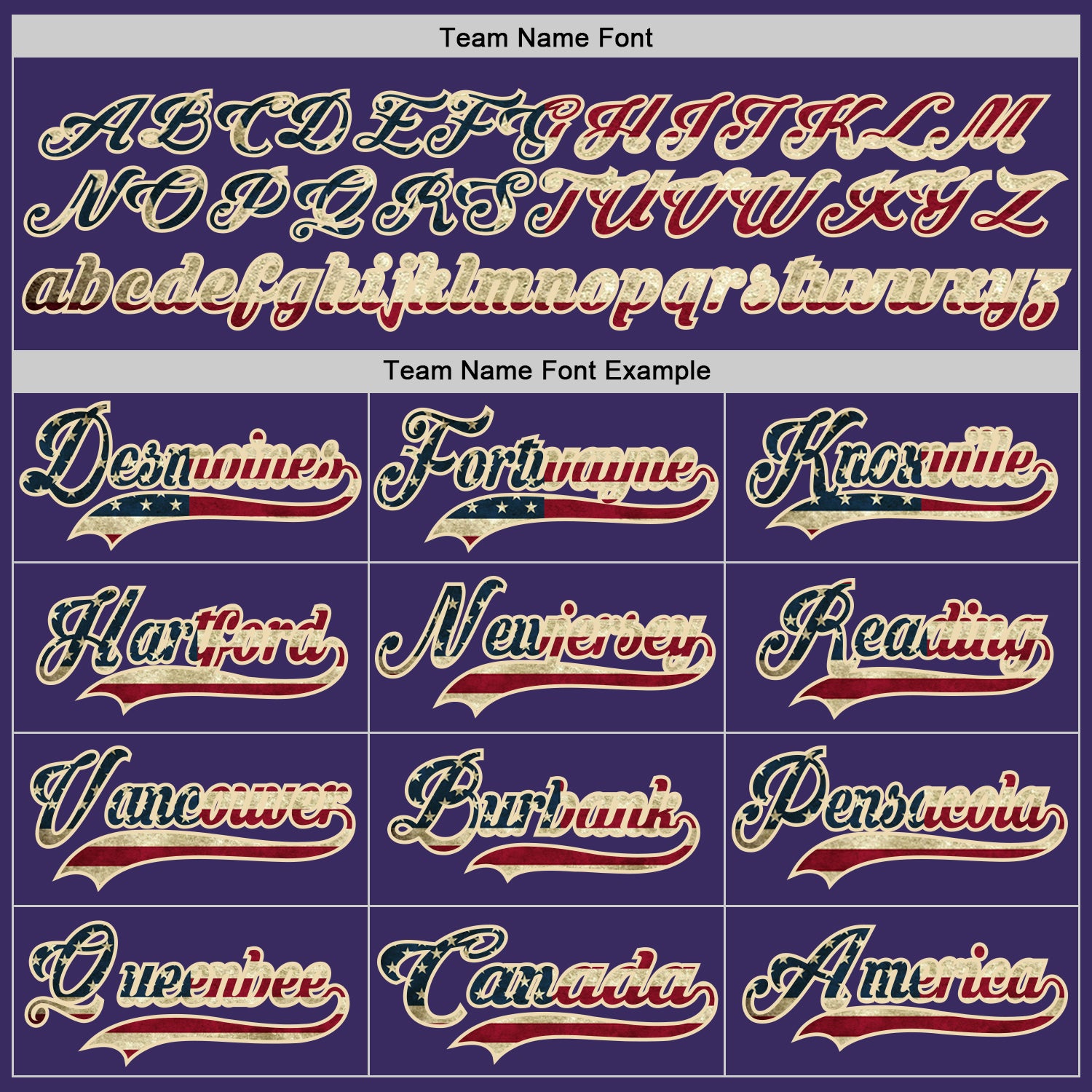 Custom Purple Vintage USA Flag Cream-Black Hockey Jersey