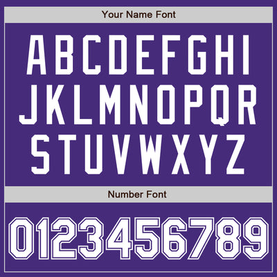 Custom Purple White Authentic Baseball Jersey
