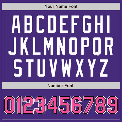 Custom Purple Pink-Black Authentic Baseball Jersey