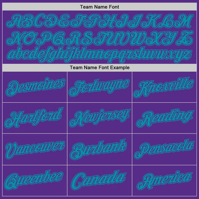 Custom Purple Teal Authentic Throwback Basketball Jersey