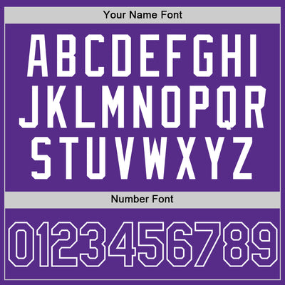 Custom Purple White Authentic Throwback Basketball Jersey