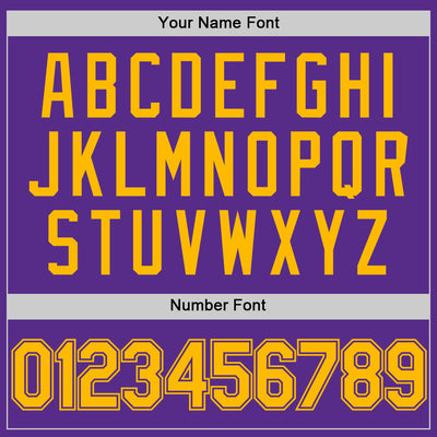 Custom Purple Gold Authentic Throwback Basketball Jersey