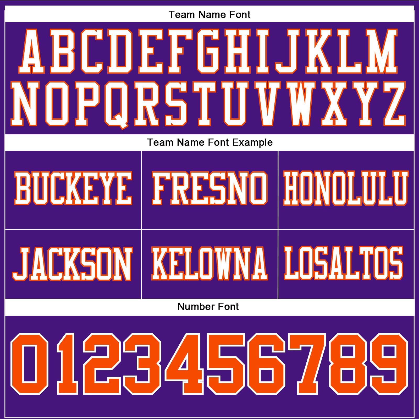 Custom Purple Orange-White Authentic Football Jersey