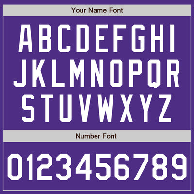 Custom Stitched Purple White Baseball Pullover Sweatshirt Hoodie