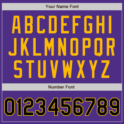 Custom Stitched Purple Black-Gold Baseball Pullover Sweatshirt Hoodie