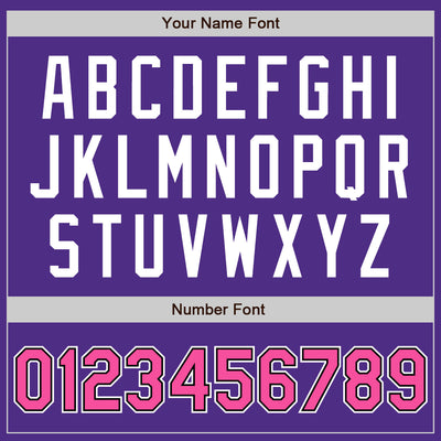 Custom Stitched Purple Pink Black-White Baseball Pullover Sweatshirt Hoodie