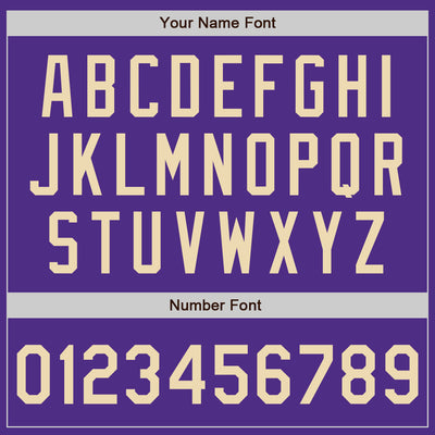 Custom Stitched Purple Cream Baseball Pullover Sweatshirt Hoodie