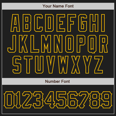 Custom Black Gold Authentic Raglan Sleeves Baseball Jersey