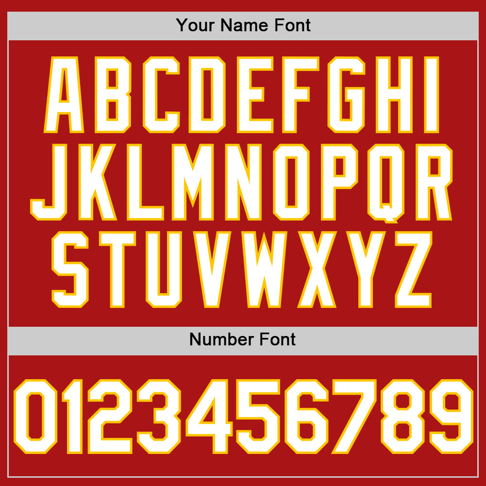 Custom Red White-Yellow Mesh Authentic Throwback Baseball Jersey