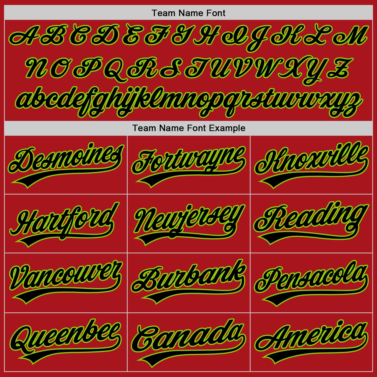 Custom Red Gray Pinstripe Black-Neon Green Authentic Baseball Jersey