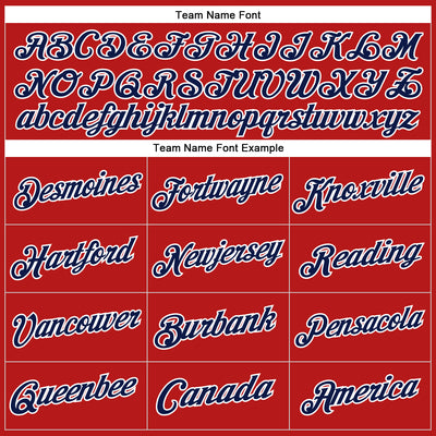 Custom Stitched Red Navy-White Sports Pullover Sweatshirt Hoodie