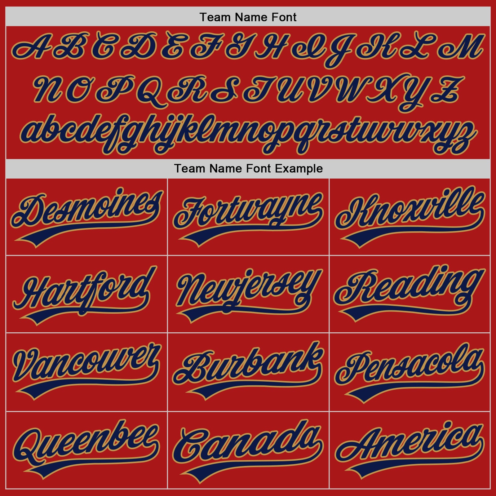 Custom Red Navy-Old Gold Authentic Throwback Baseball Jersey