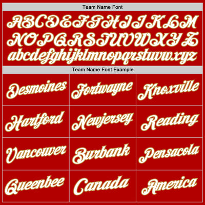 Custom Red White-Old Gold Authentic Throwback Basketball Jersey