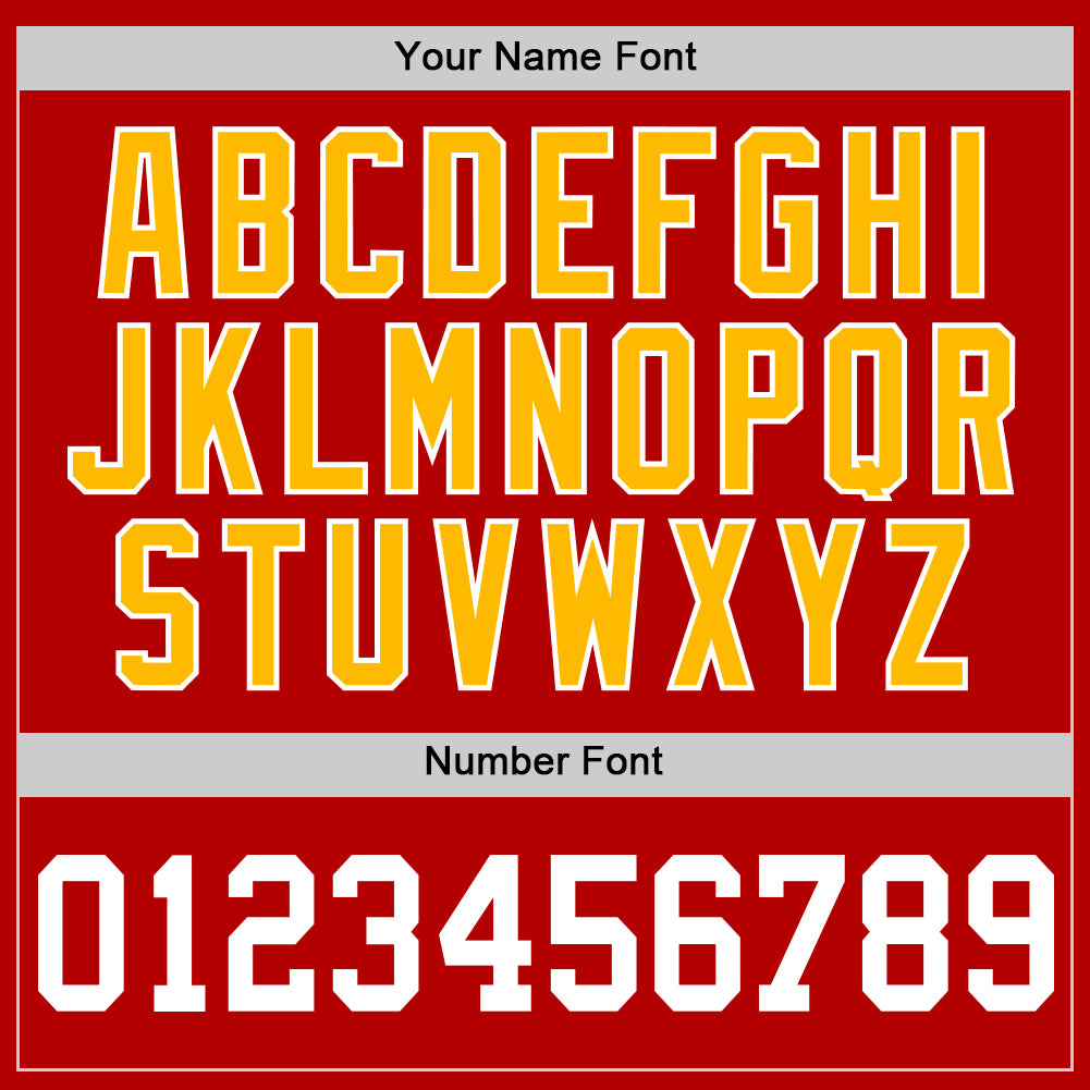 Custom Red White-Gold Authentic Throwback Basketball Jersey