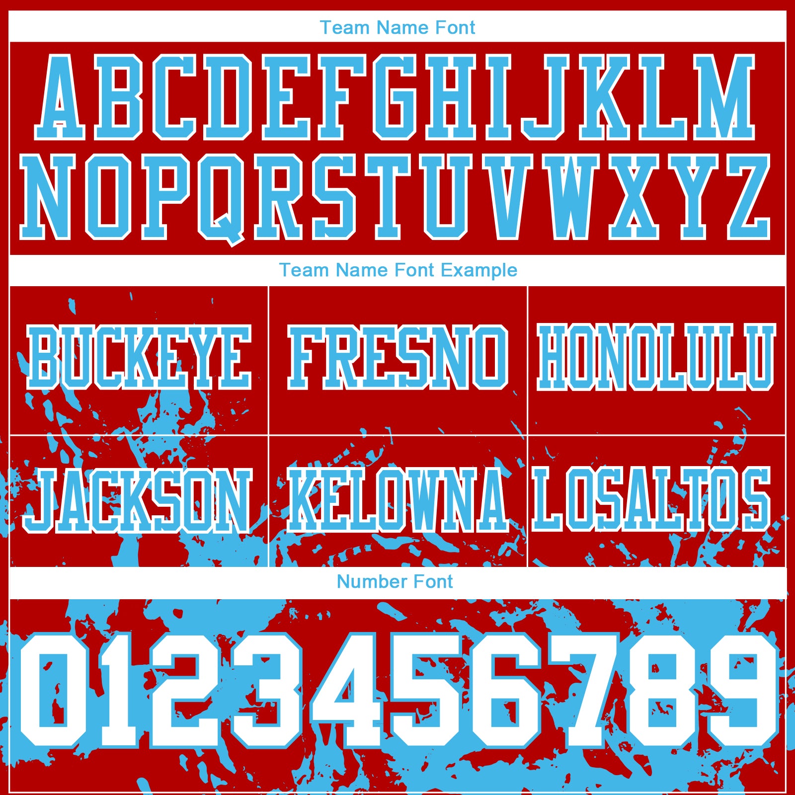 Custom Red White-Sky Blue 3D Pattern Splash Authentic Football Jersey