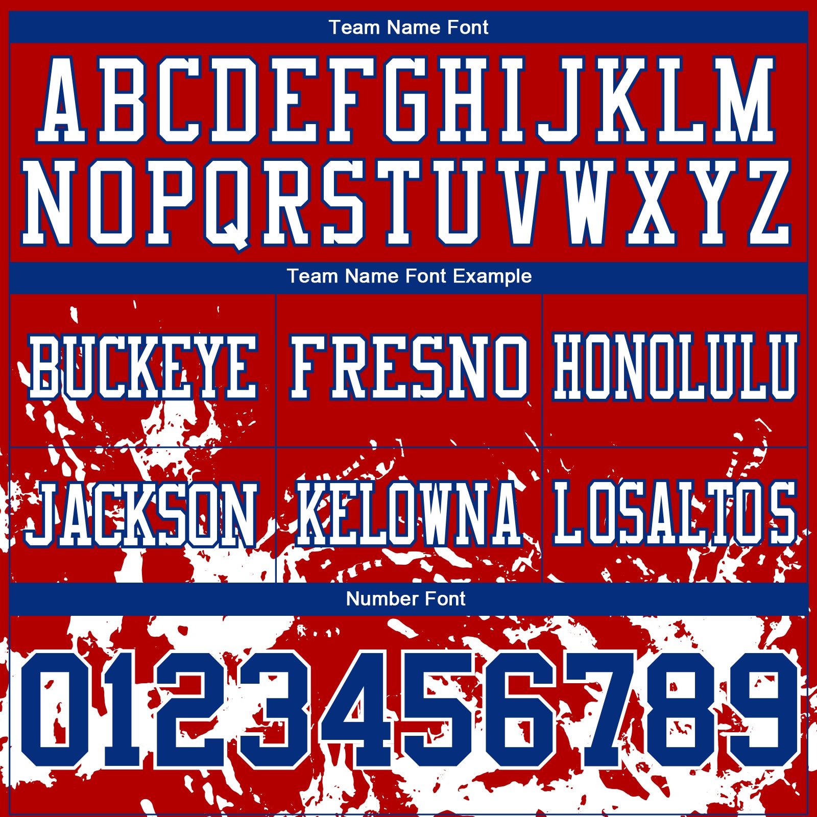 Custom Red Royal-White 3D Pattern Splash Authentic Football Jersey