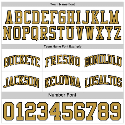 Custom Reversible Black Old Gold-White Double Side Sublimation Basketball Suit Jersey