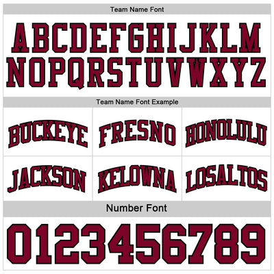 Custom Reversible Black Maroon-White Double Side Sublimation Basketball Suit Jersey