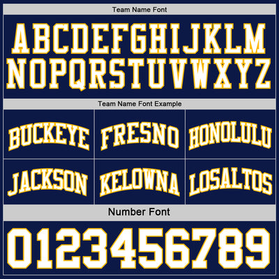 Custom Navy White-Gold Reversible Double Side Sublimation Basketball Suit Jersey