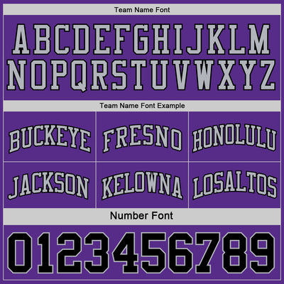 Custom Purple Black-Gray Reversible Double Side Sublimation Basketball Suit Jersey