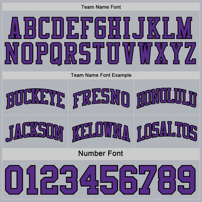 Custom Purple Black-Gray Reversible Double Side Sublimation Basketball Suit Jersey